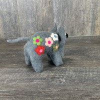 Wet and Needle Felted Big Elephant