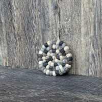 Round Natural Ball Coaster