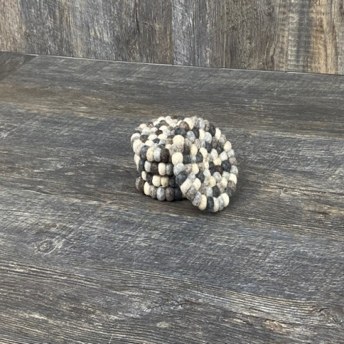 Round Natural Ball Coaster