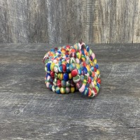 Multi Tie Dye Round felt Trivet