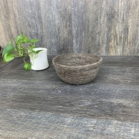 Light Brown Felted Bowl