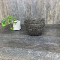 Brown-Gray Felted Bowl