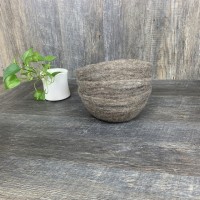 Light Brown Felted Bowl