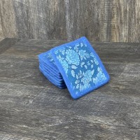 Cotton Wool Blue Wet Felt Trivet