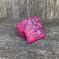 Pink Wool and Cotton Felted Trivet