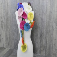 20 Flowers Garland Scarf Assorted