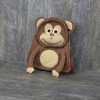 Felted Monkey Backpack