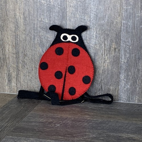 Felted Ladybird Backpack